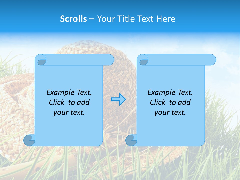 Sexy Hairstyle One PowerPoint Template