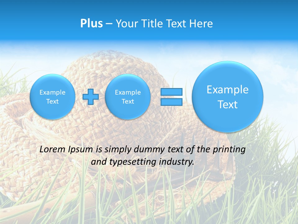 Sexy Hairstyle One PowerPoint Template