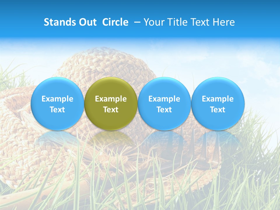 Sexy Hairstyle One PowerPoint Template