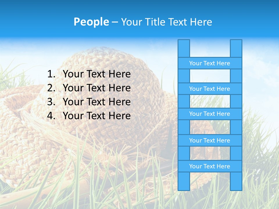 Sexy Hairstyle One PowerPoint Template