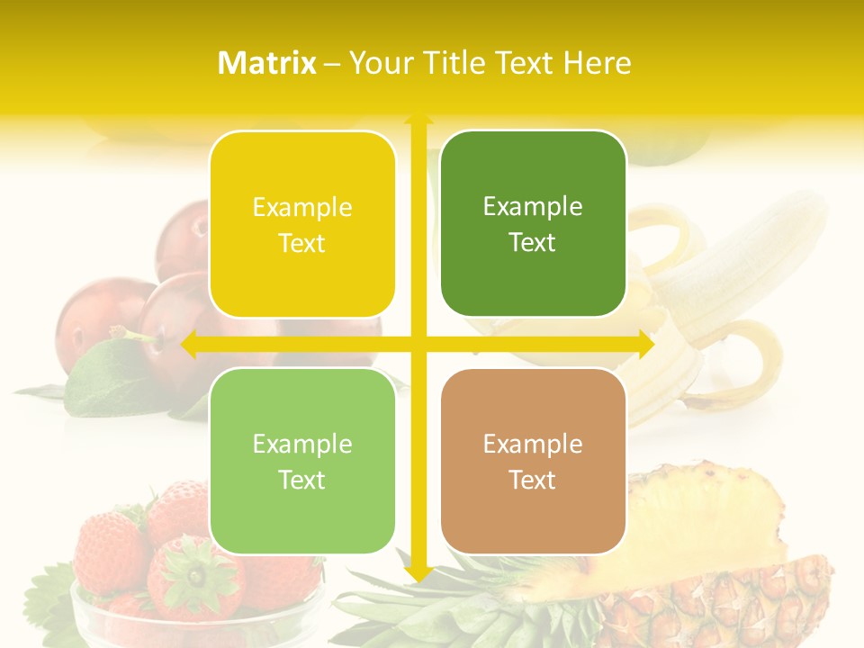 Food Leaf Orange PowerPoint Template