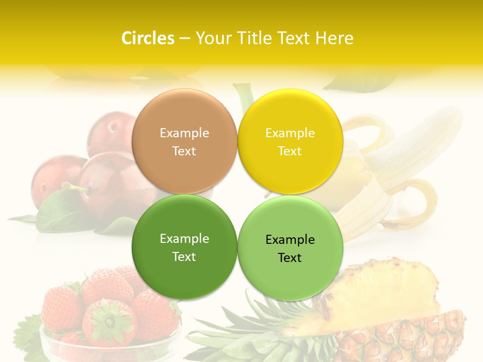 Food Leaf Orange PowerPoint Template