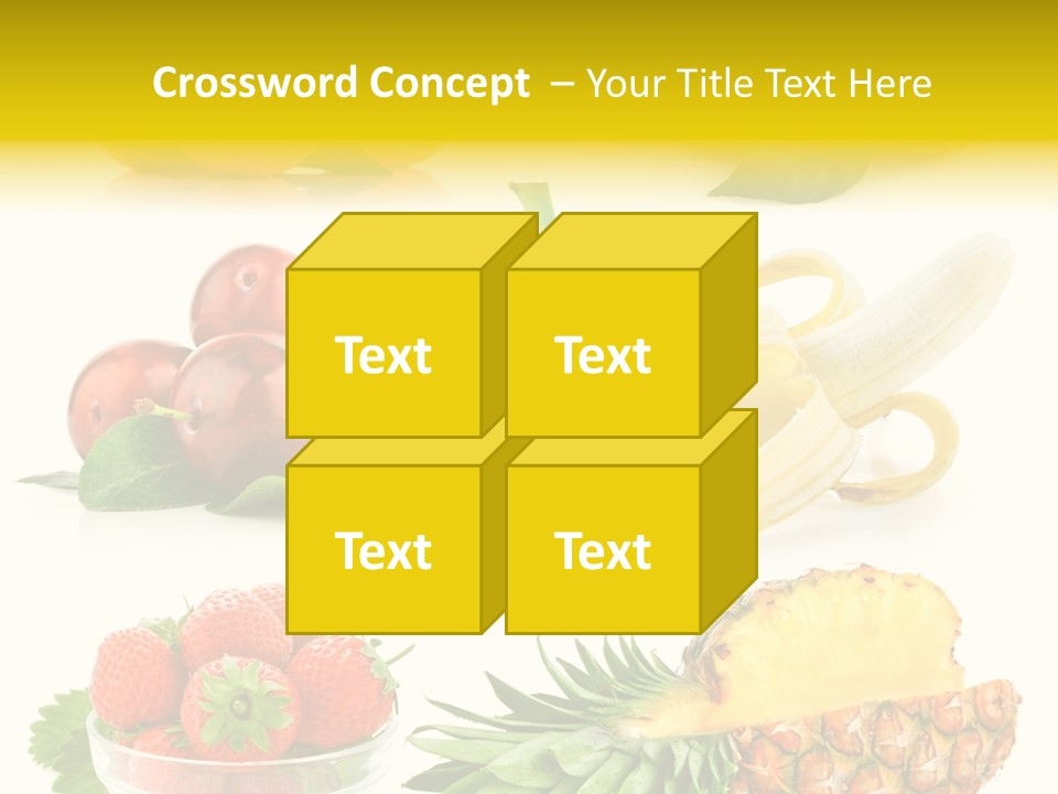 Food Leaf Orange PowerPoint Template