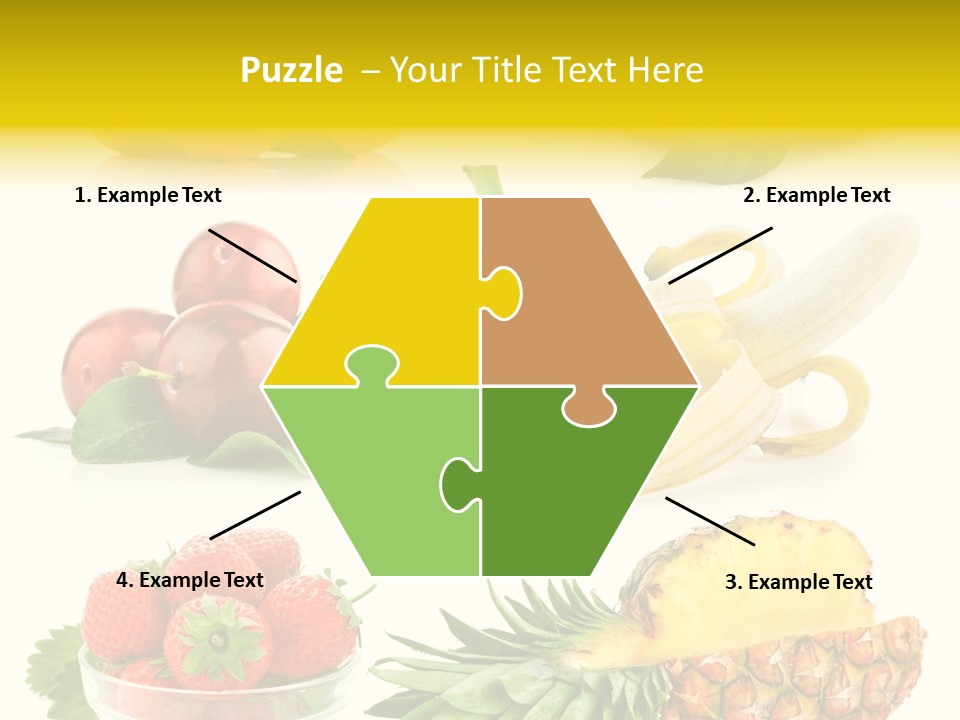 Food Leaf Orange PowerPoint Template