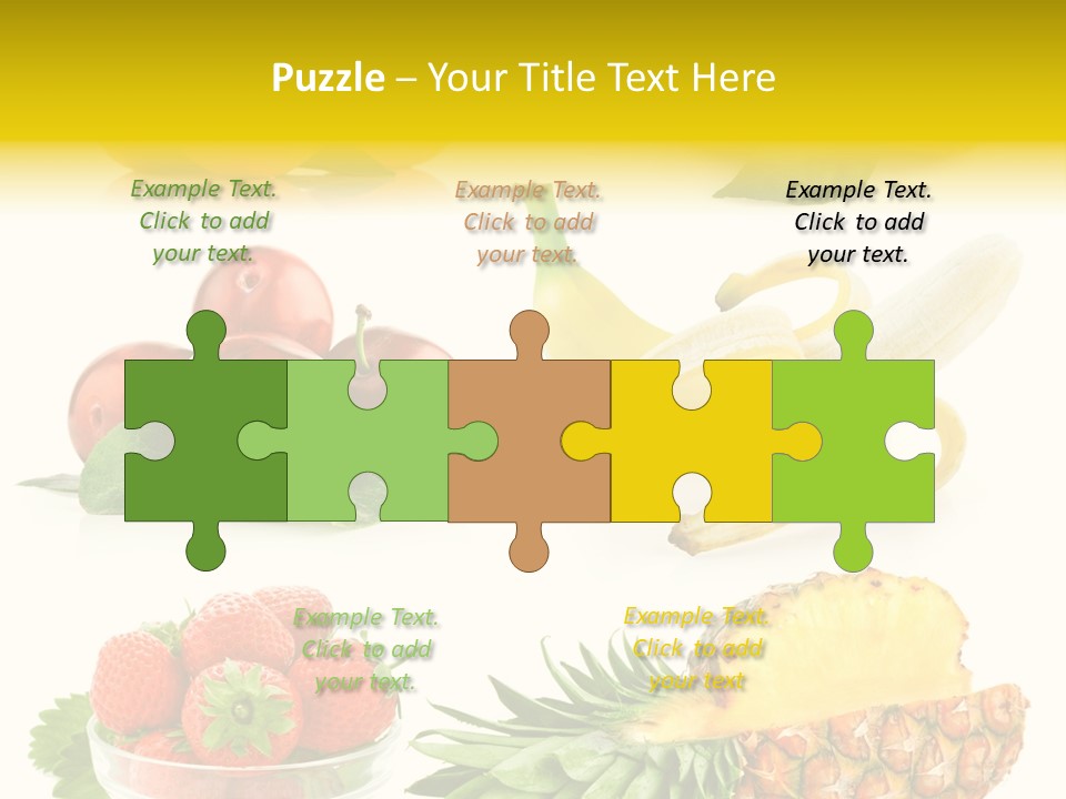 Food Leaf Orange PowerPoint Template