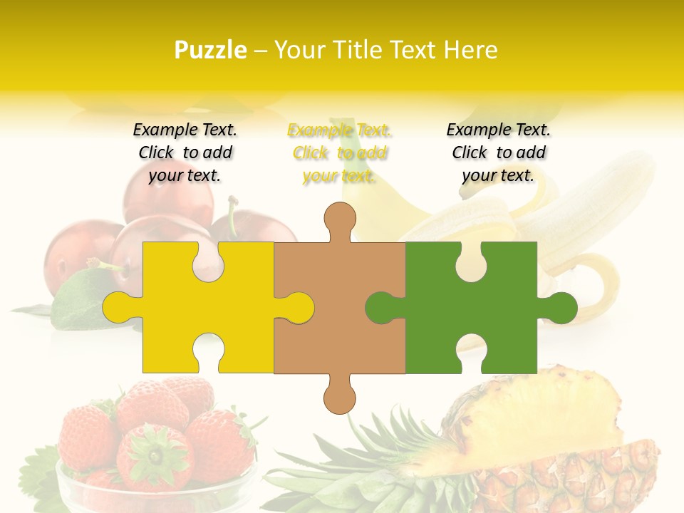 Food Leaf Orange PowerPoint Template