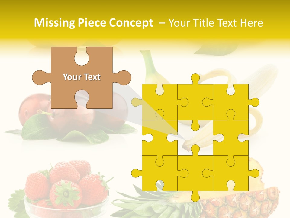 Food Leaf Orange PowerPoint Template