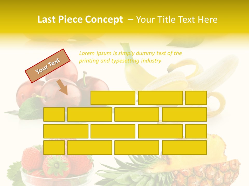 Food Leaf Orange PowerPoint Template
