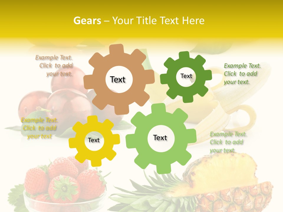 Food Leaf Orange PowerPoint Template