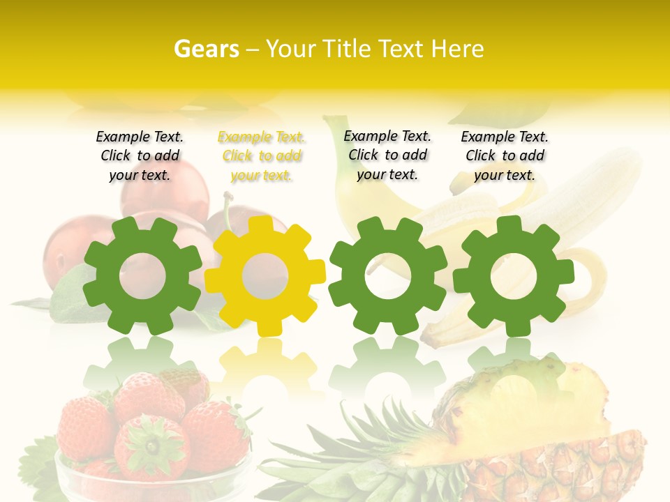 Food Leaf Orange PowerPoint Template