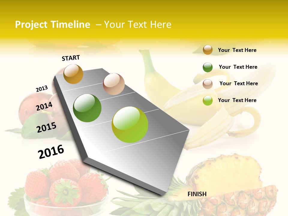 Food Leaf Orange PowerPoint Template