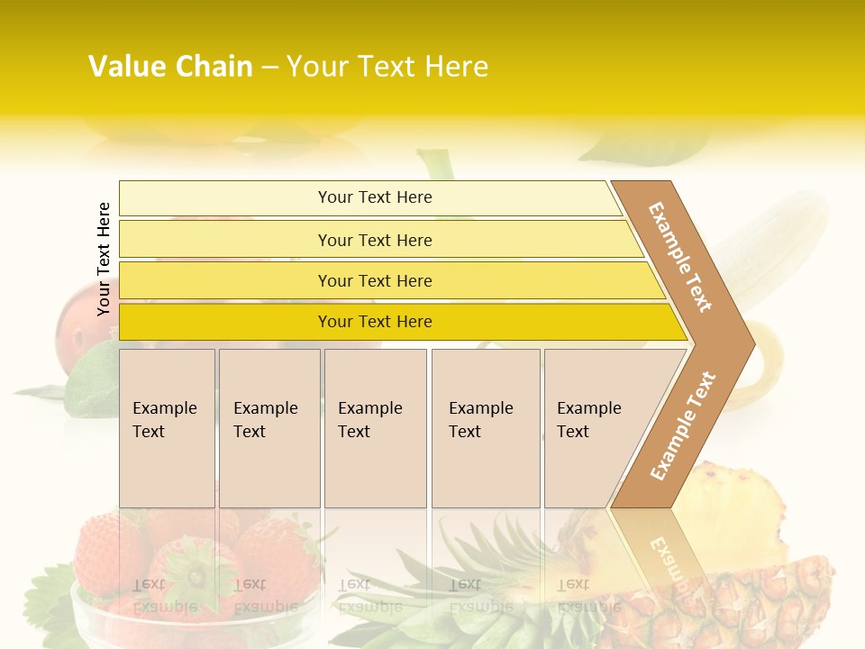 Food Leaf Orange PowerPoint Template