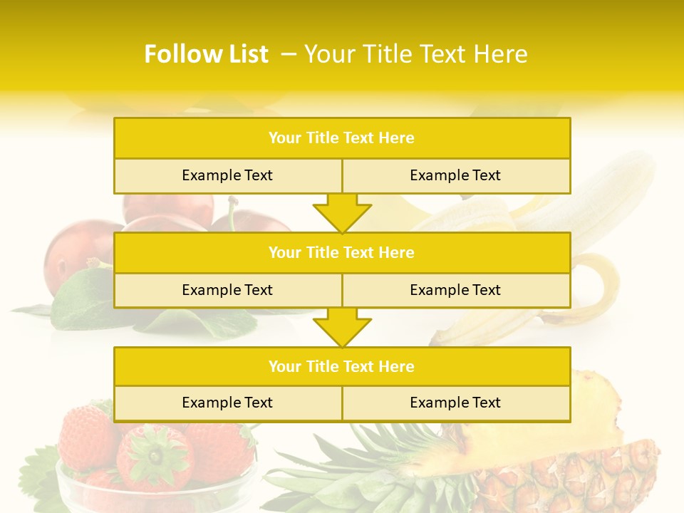 Food Leaf Orange PowerPoint Template