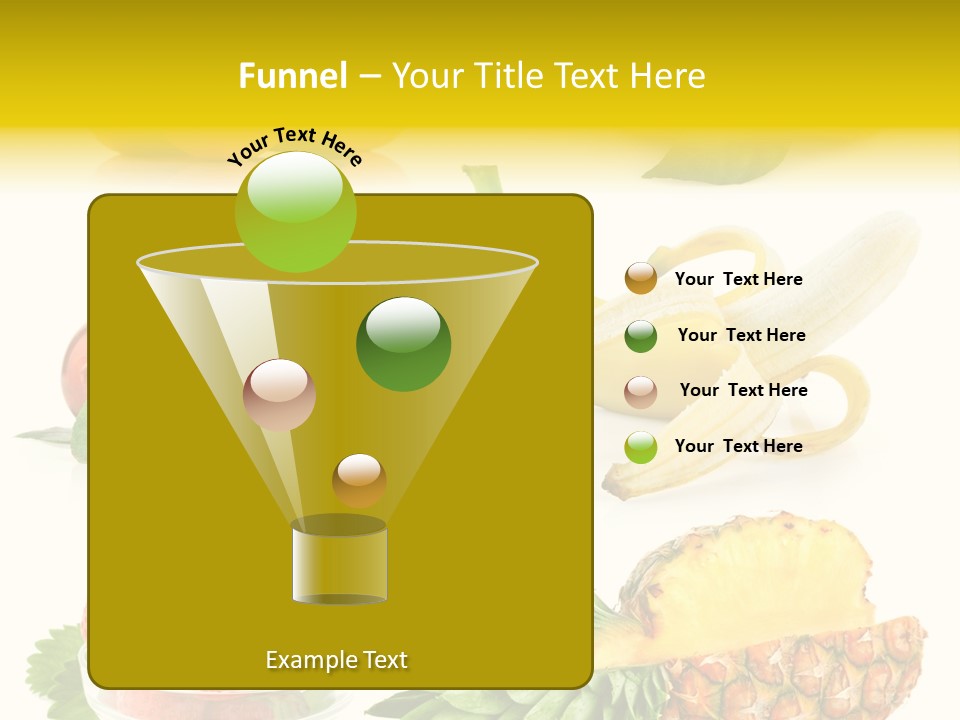 Food Leaf Orange PowerPoint Template