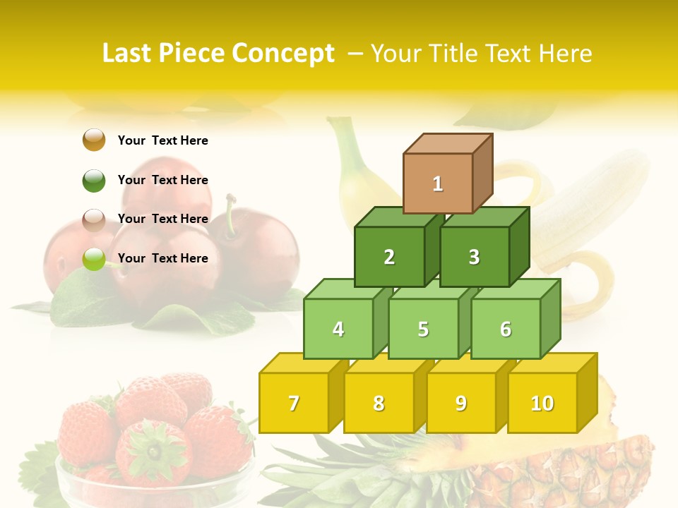 Food Leaf Orange PowerPoint Template