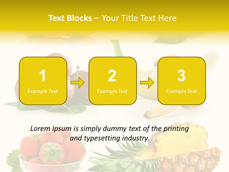 Food Leaf Orange PowerPoint Template