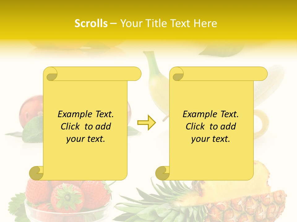 Food Leaf Orange PowerPoint Template