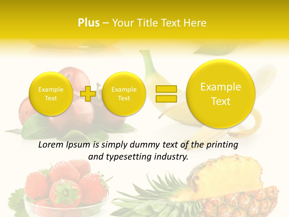 Food Leaf Orange PowerPoint Template