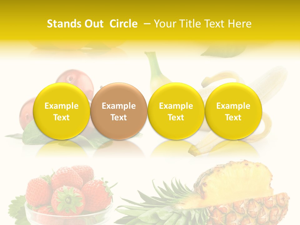 Food Leaf Orange PowerPoint Template