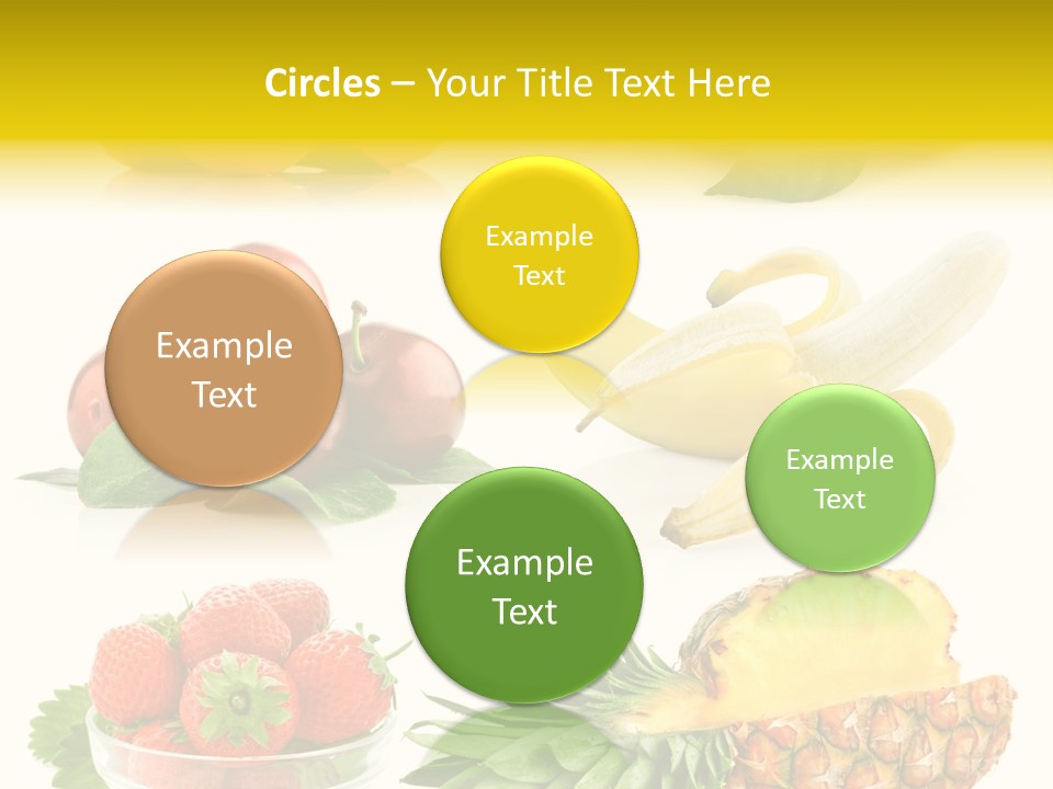 Food Leaf Orange PowerPoint Template