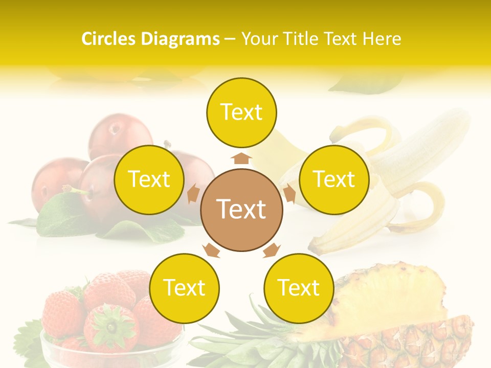 Food Leaf Orange PowerPoint Template