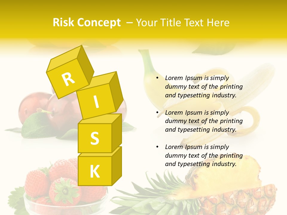 Food Leaf Orange PowerPoint Template