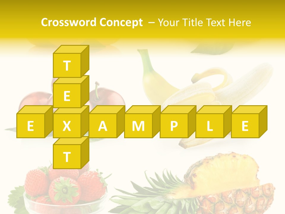 Food Leaf Orange PowerPoint Template