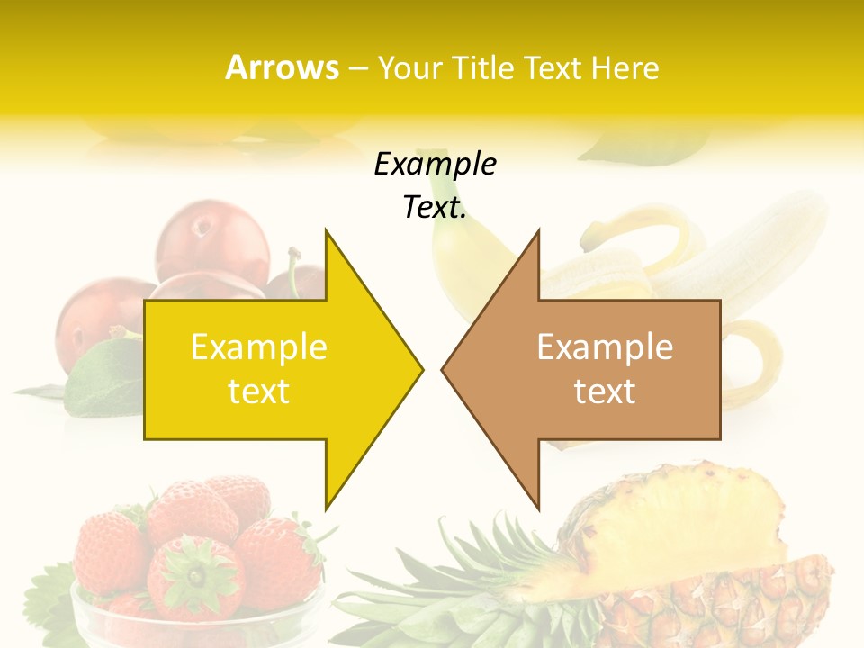 Food Leaf Orange PowerPoint Template