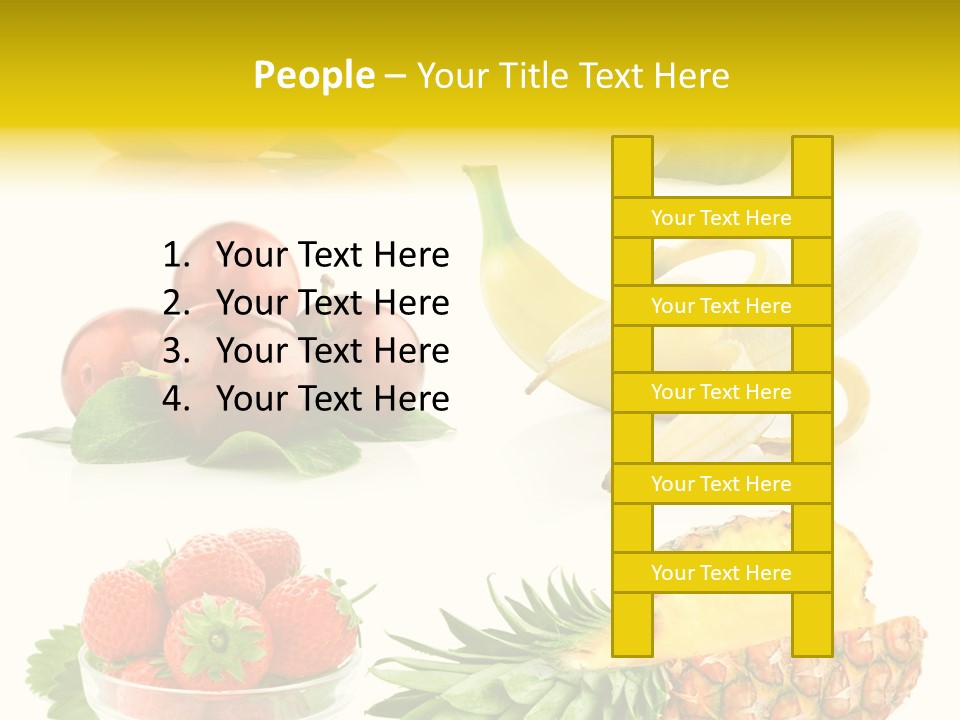 Food Leaf Orange PowerPoint Template