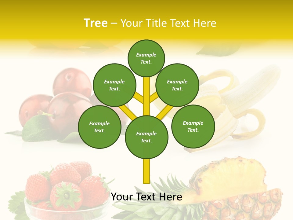 Food Leaf Orange PowerPoint Template