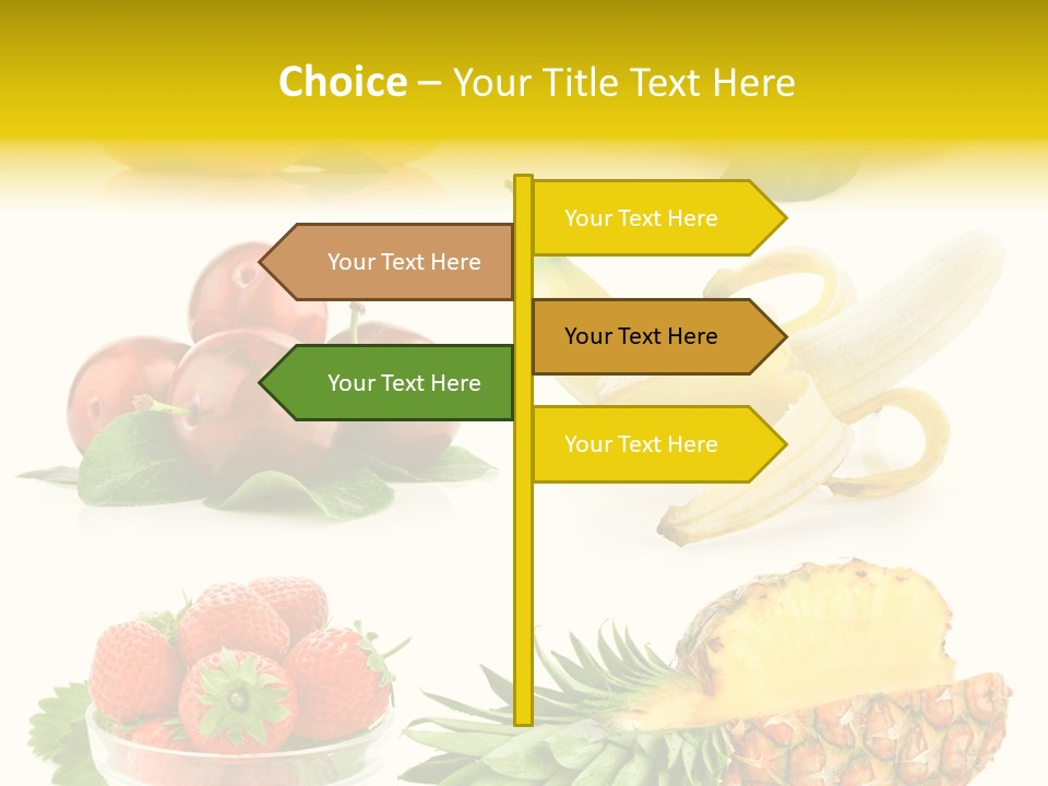 Food Leaf Orange PowerPoint Template