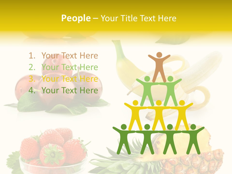 Food Leaf Orange PowerPoint Template