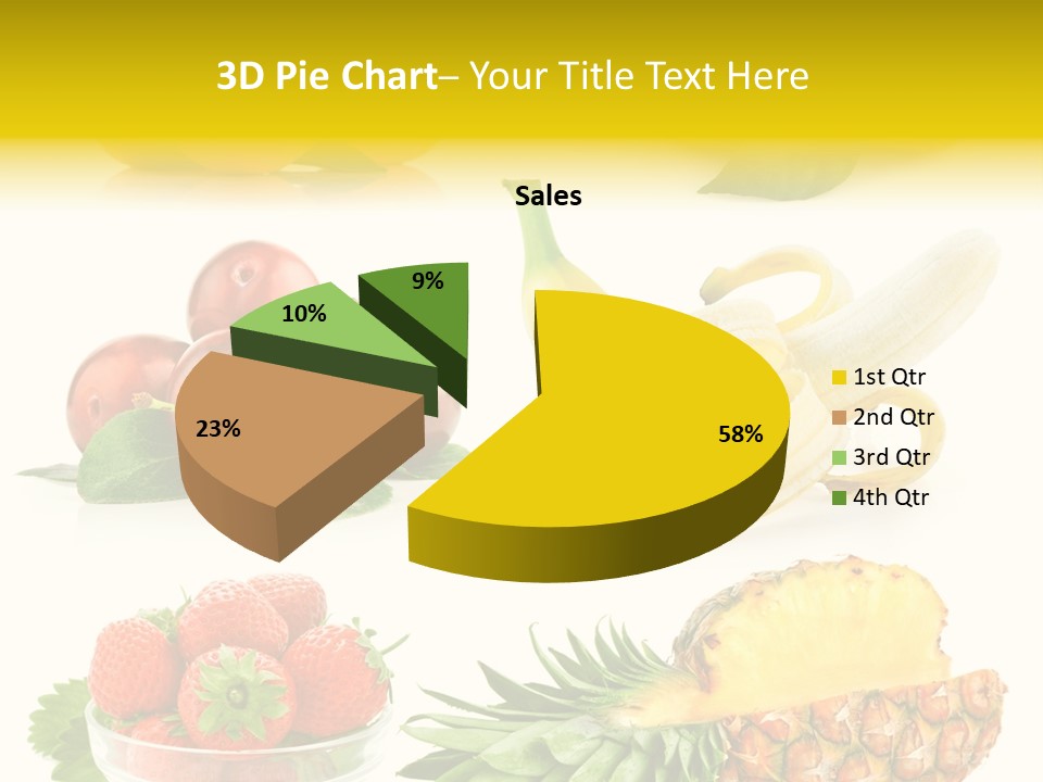 Food Leaf Orange PowerPoint Template
