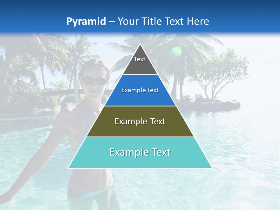 Paradise Beach Rock PowerPoint Template