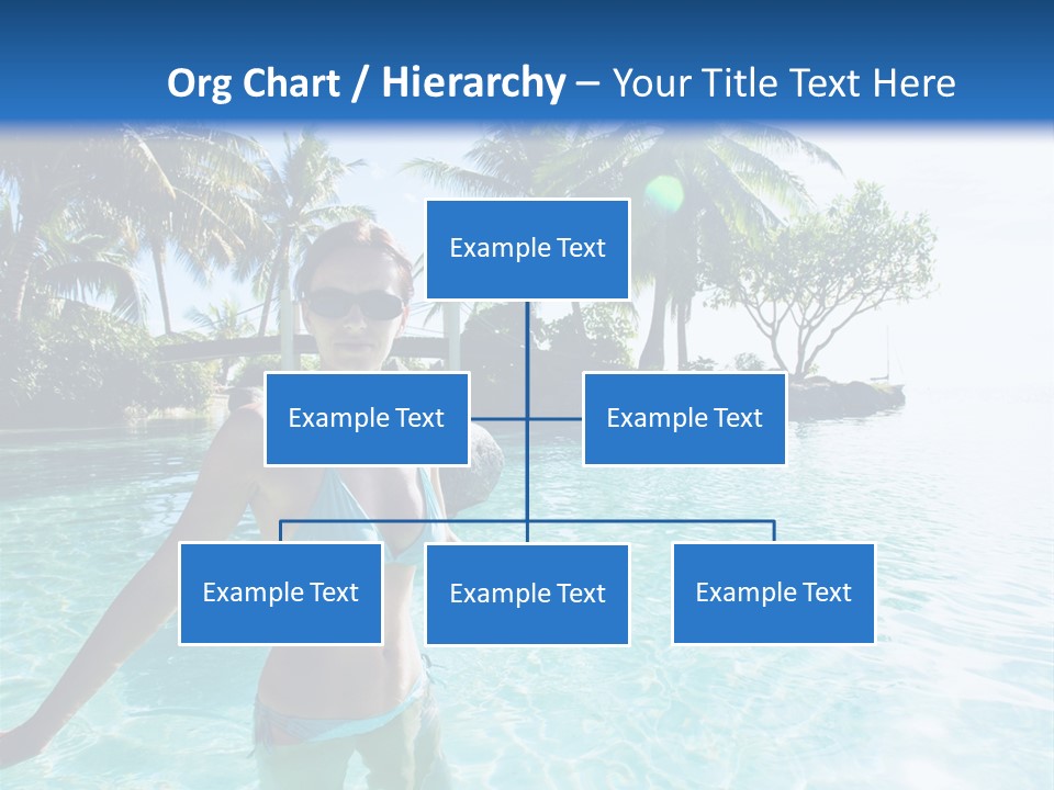 Paradise Beach Rock PowerPoint Template