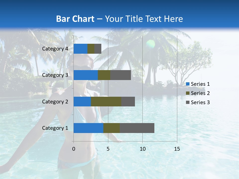 Paradise Beach Rock PowerPoint Template