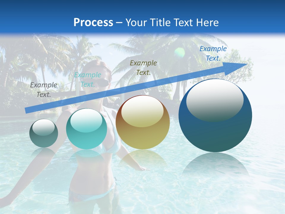 Paradise Beach Rock PowerPoint Template