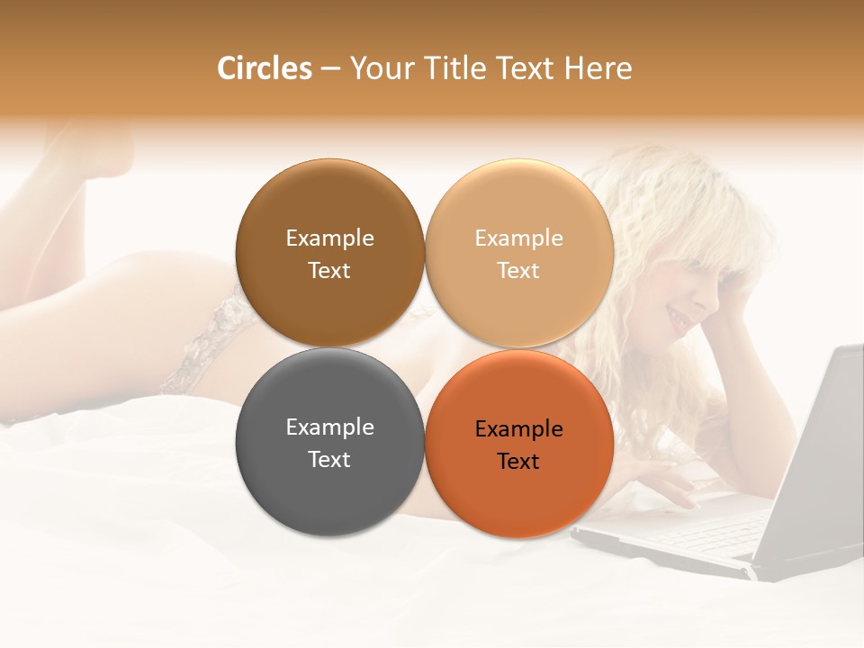 Blond Notebook Playful PowerPoint Template