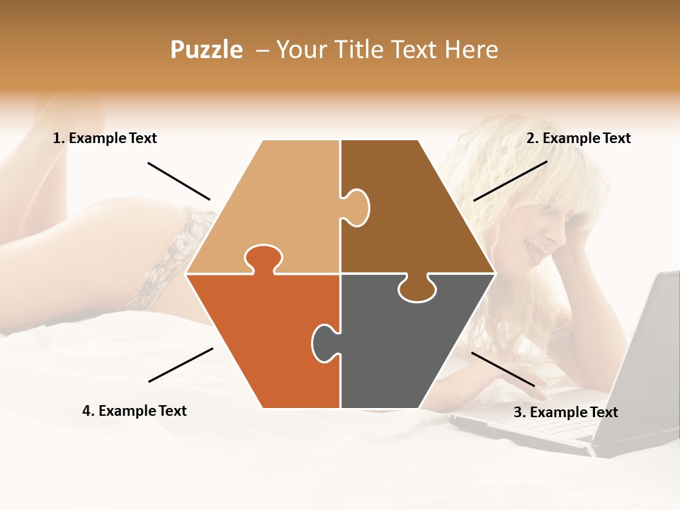 Blond Notebook Playful PowerPoint Template