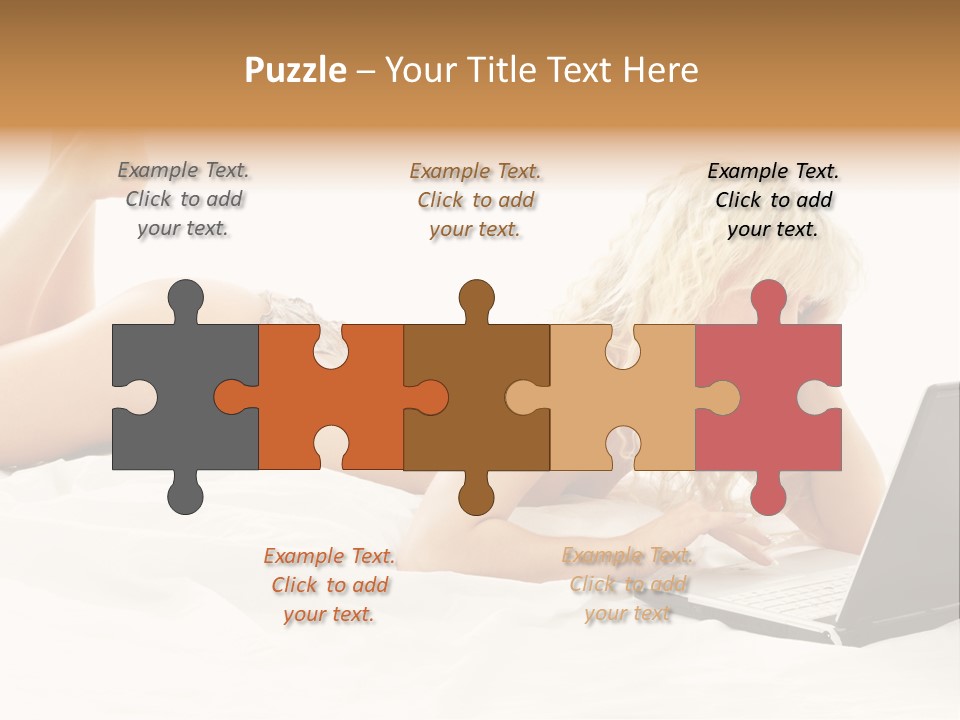 Blond Notebook Playful PowerPoint Template