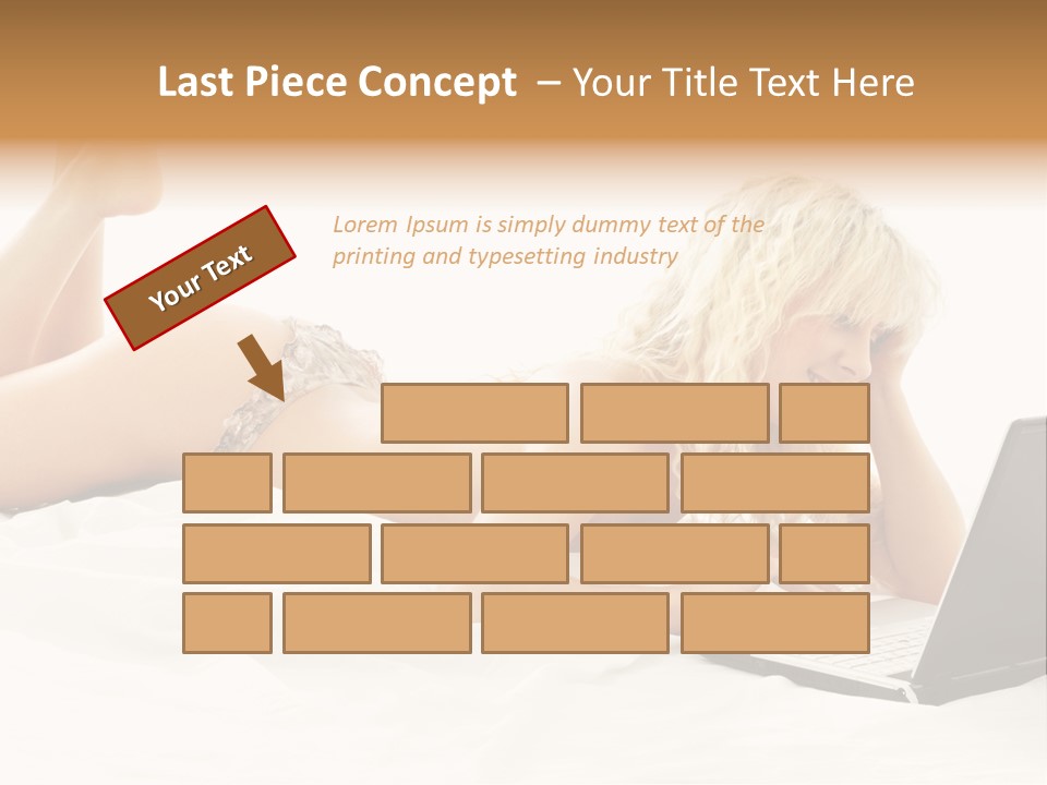 Blond Notebook Playful PowerPoint Template