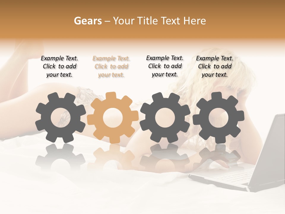 Blond Notebook Playful PowerPoint Template