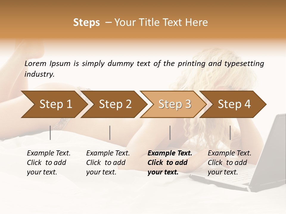 Blond Notebook Playful PowerPoint Template