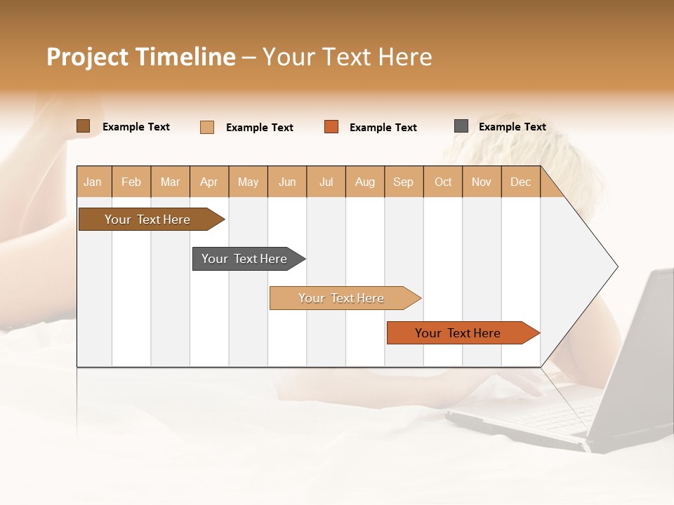 Blond Notebook Playful PowerPoint Template