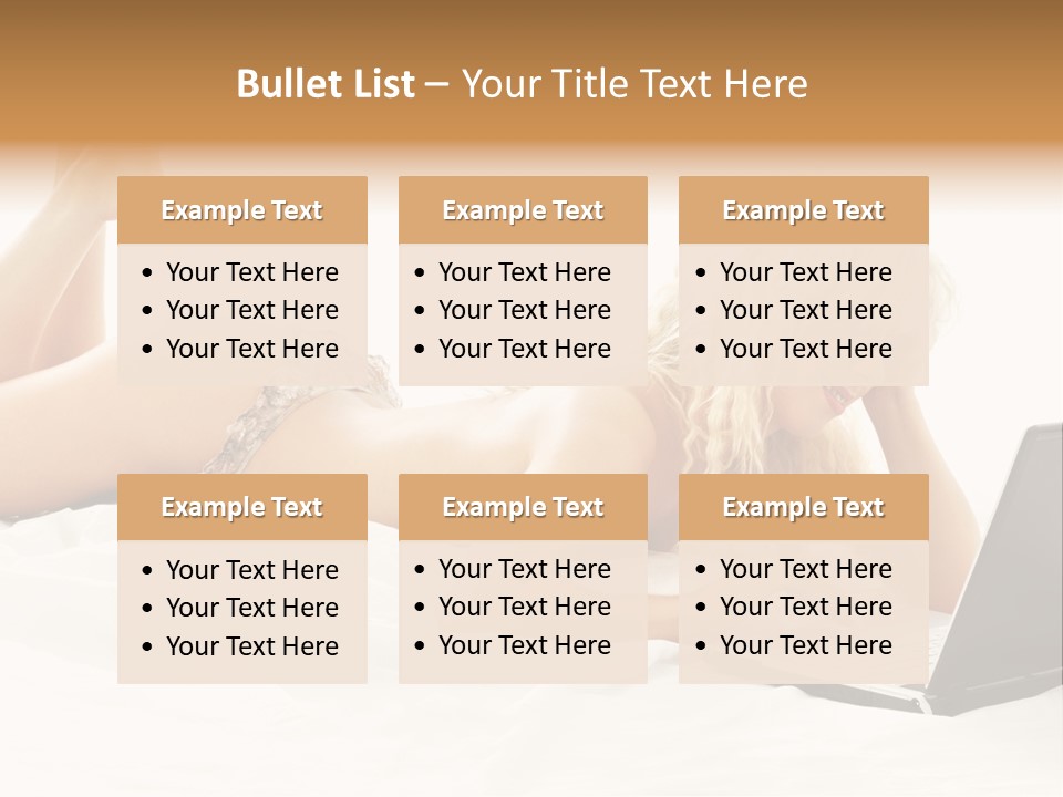 Blond Notebook Playful PowerPoint Template