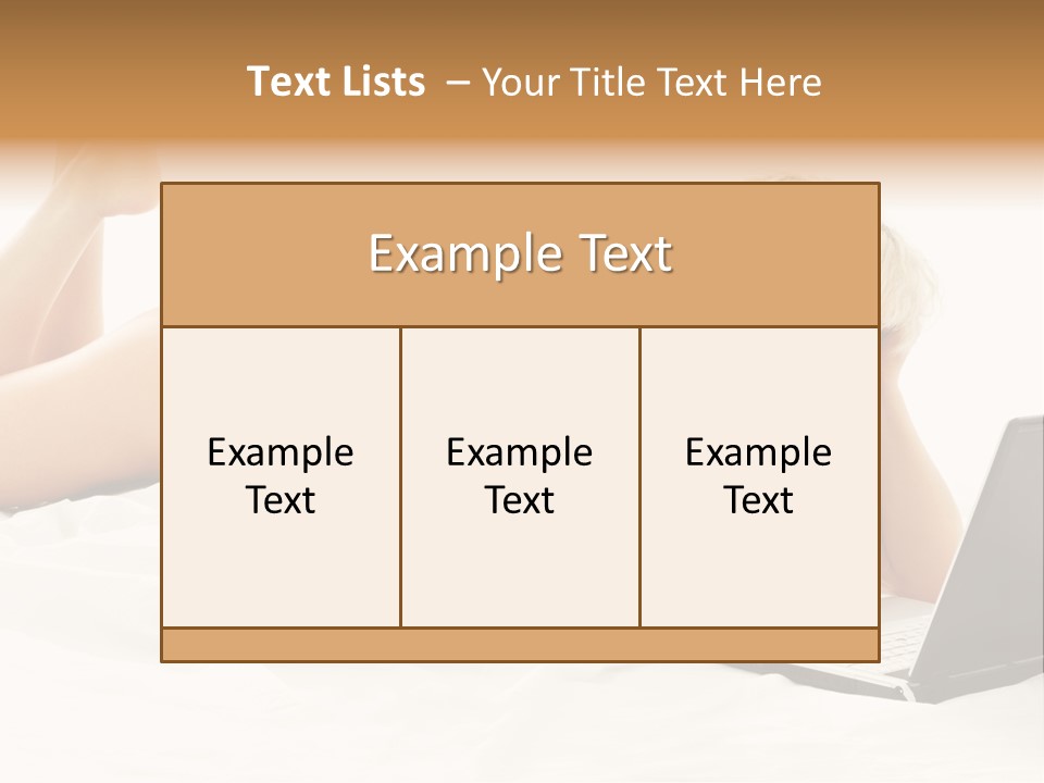 Blond Notebook Playful PowerPoint Template