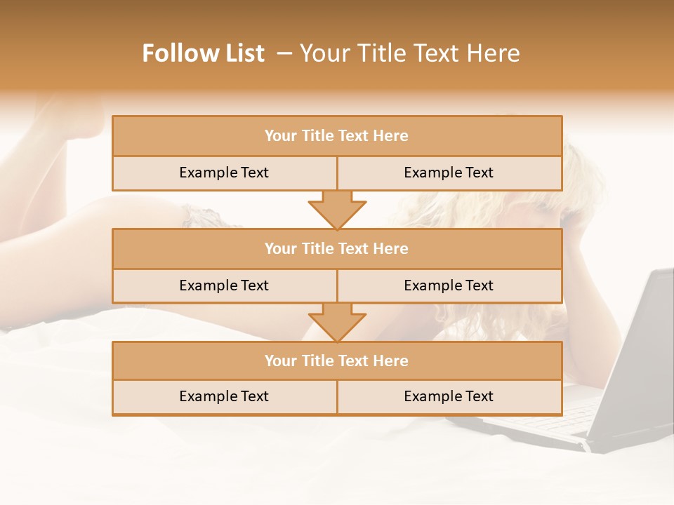 Blond Notebook Playful PowerPoint Template