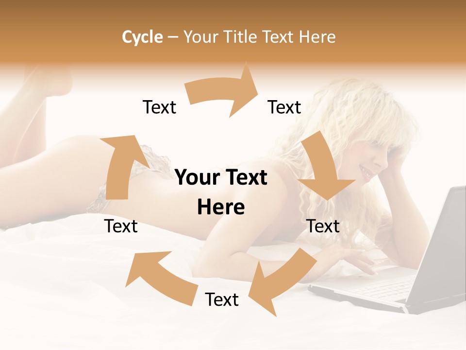 Blond Notebook Playful PowerPoint Template