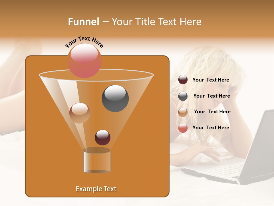 Blond Notebook Playful PowerPoint Template