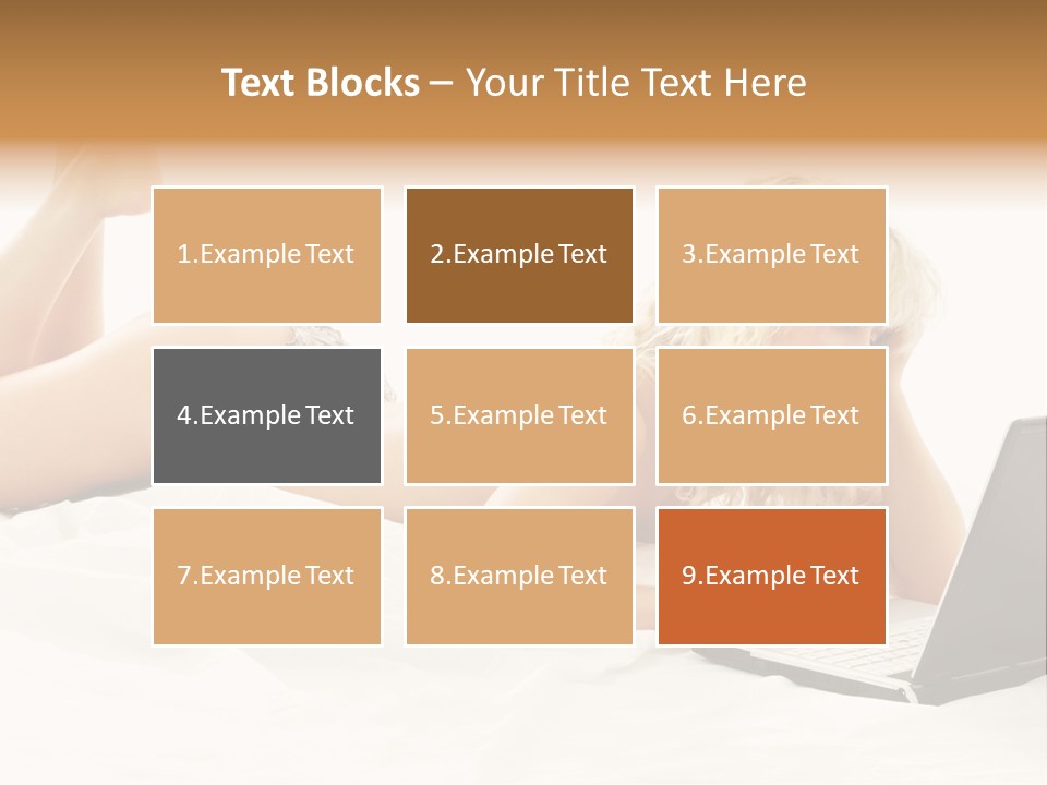 Blond Notebook Playful PowerPoint Template